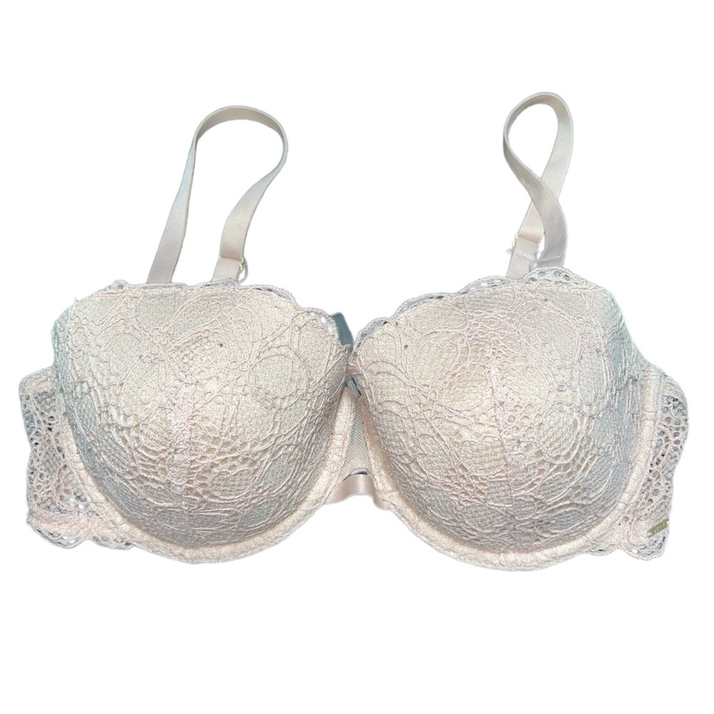 DKNY Lace Underwire Bra - Cream
